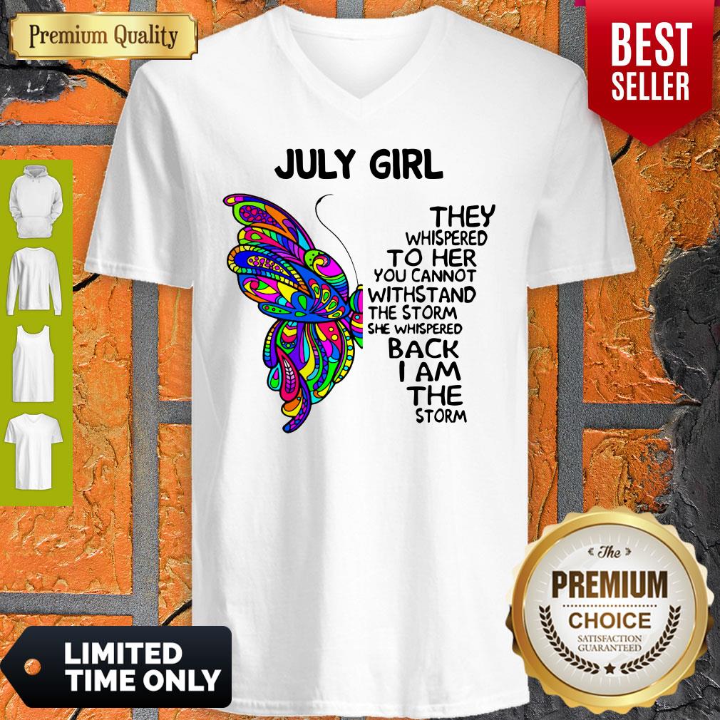 Official Butterfly July Girl Shirt