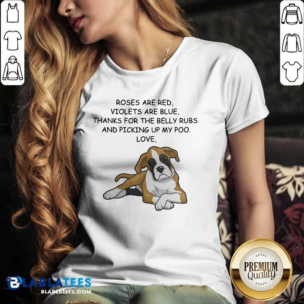 Roses Are Red Violets Are Blue Boxer Shirt