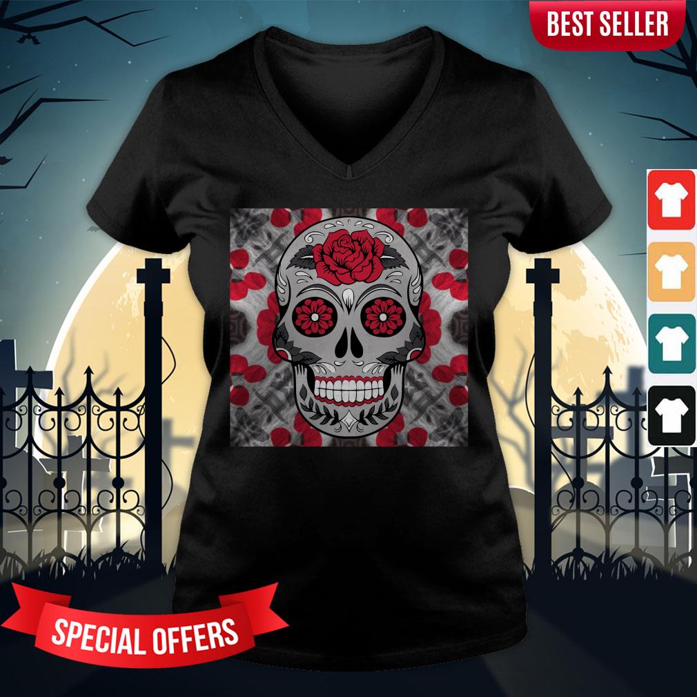 Roses Sugar Skull Day Of The Dead Shirt