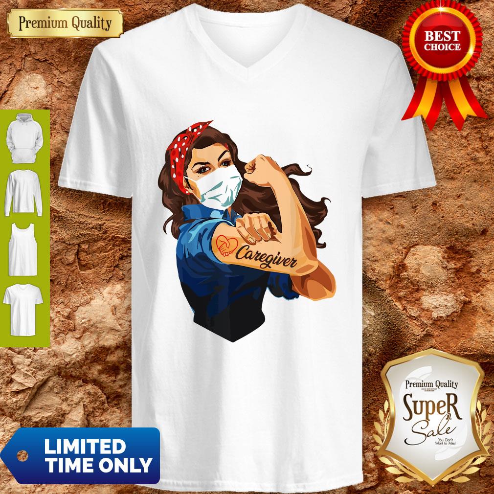 Rosie The Riveter Caregiver Woman Nurse Shirt