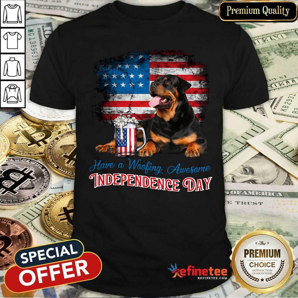 Rottweiler Independence Day Shirt