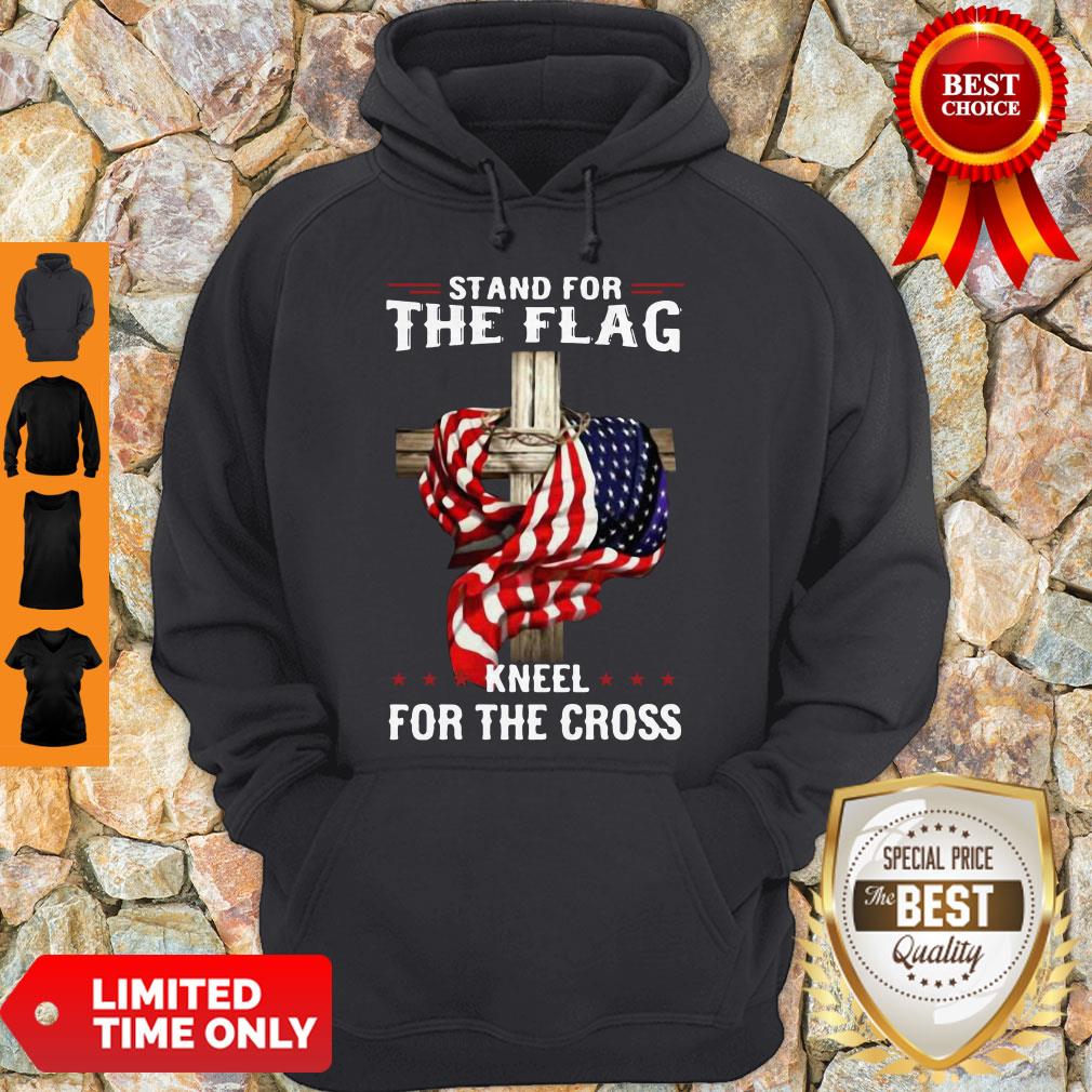 Official Stand For The Flag Kneel For The Cross Shirt