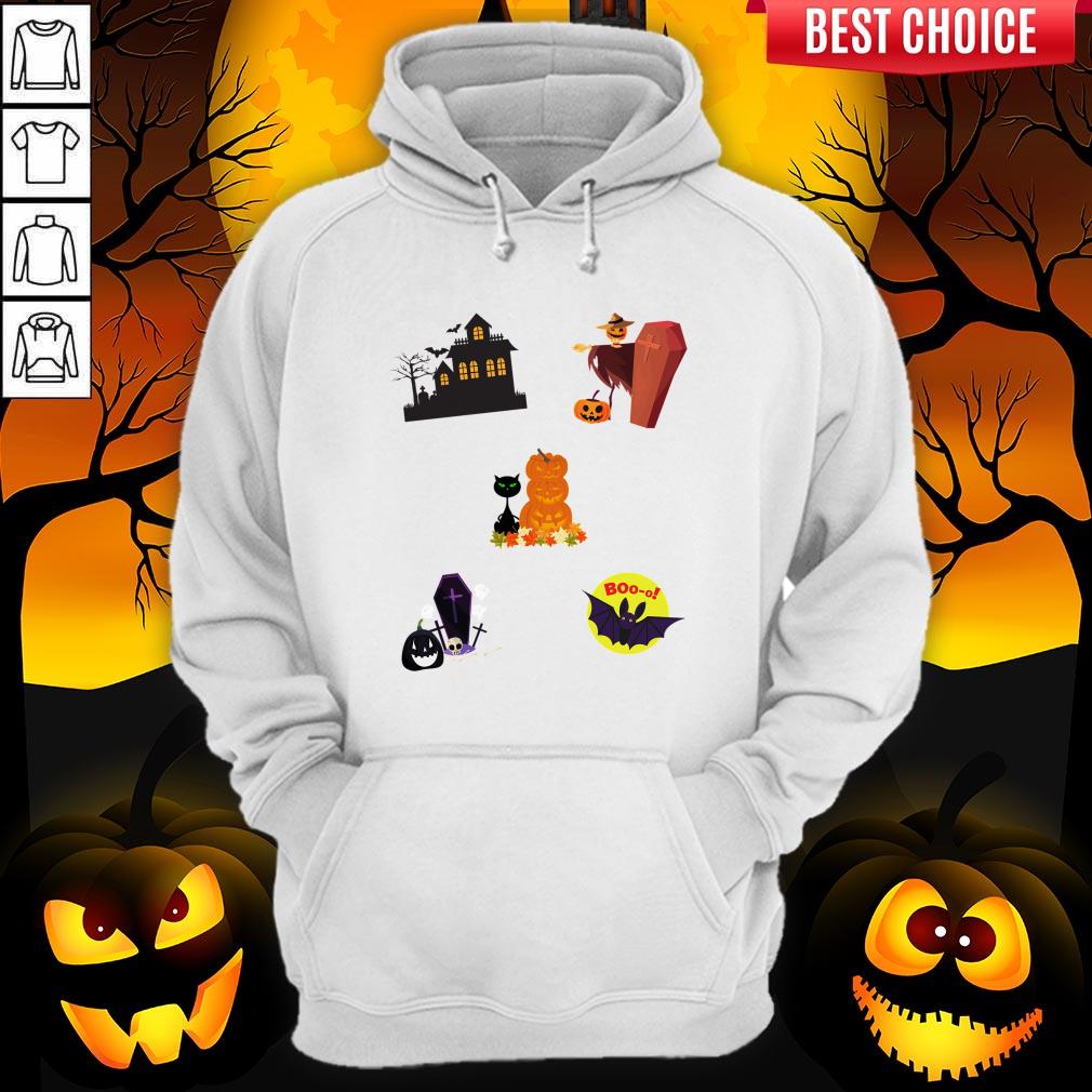 Scary Boo Pumpkins Happy Halloween Day Shirt