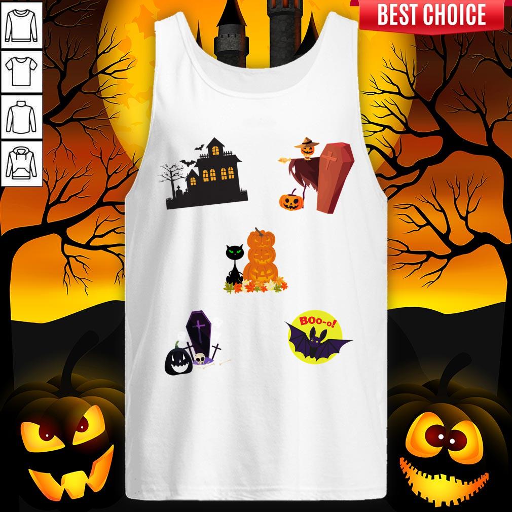 Scary Boo Pumpkins Happy Halloween Day Shirt