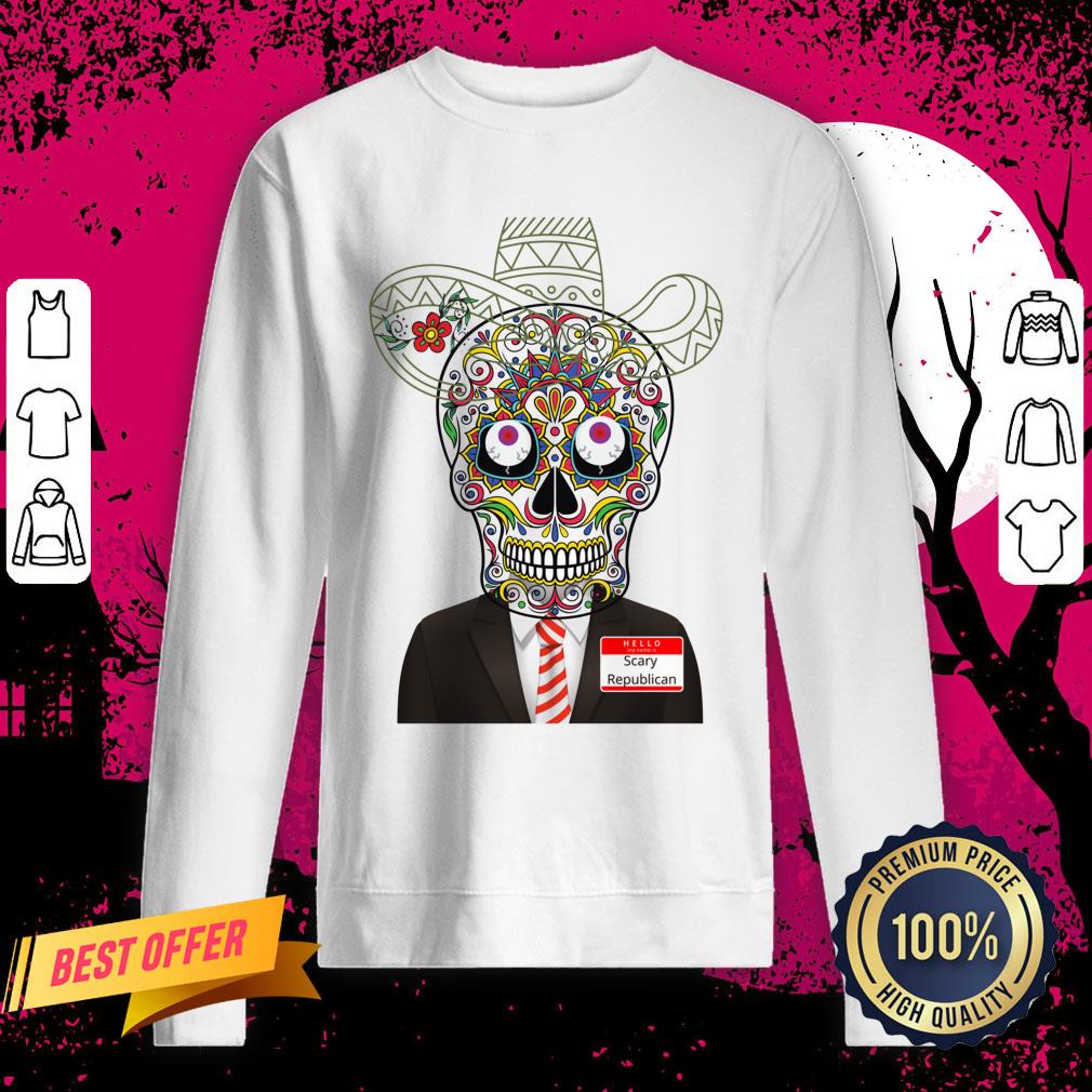 Scary Halloween Day Of The Dead Republican Shirt