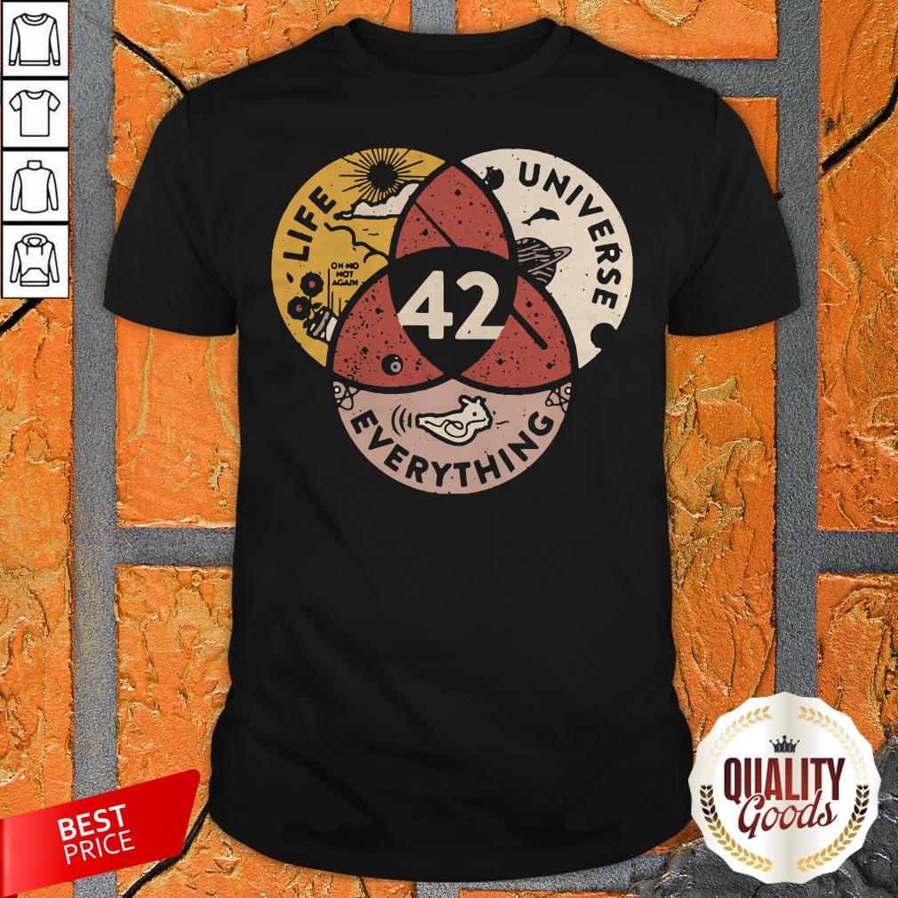 Science 42 Life Universe Everything Vintage Shirt