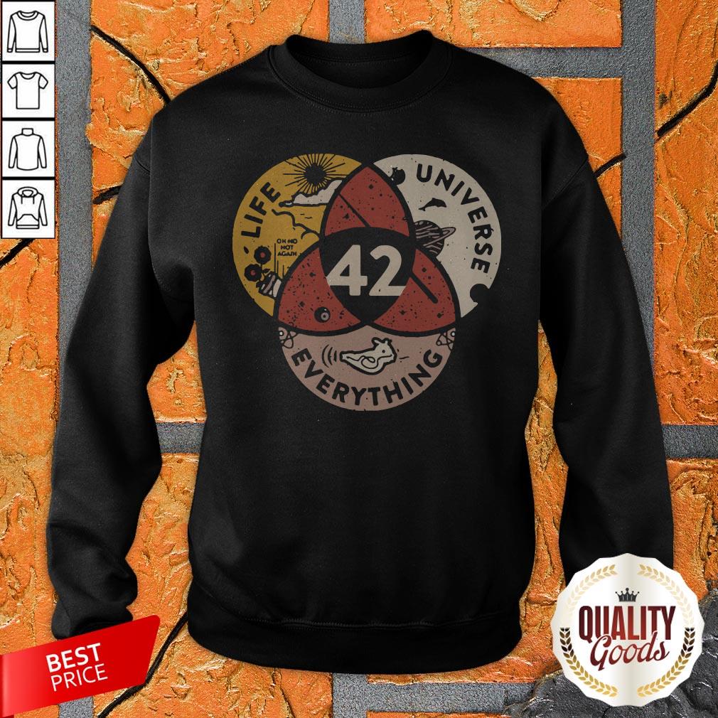 Science 42 Life Universe Everything Vintage Shirt
