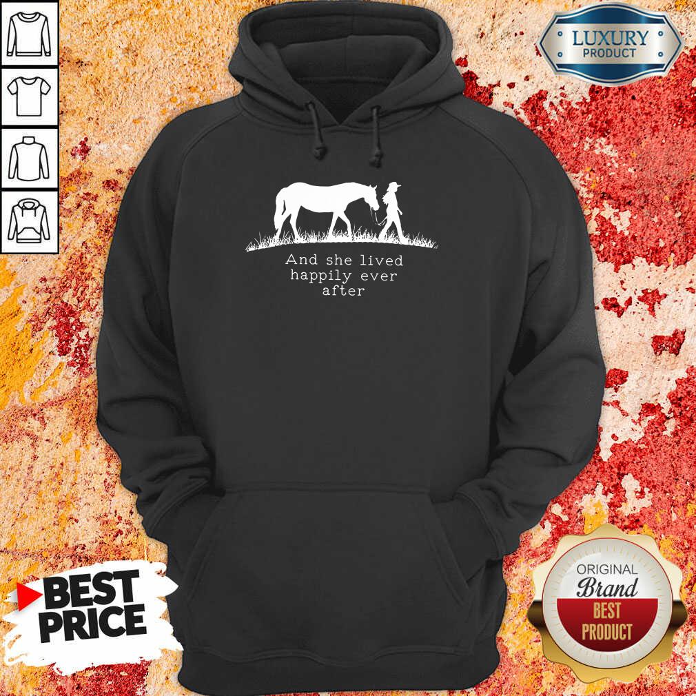 She Lived Happily Ever After Horse Shirt