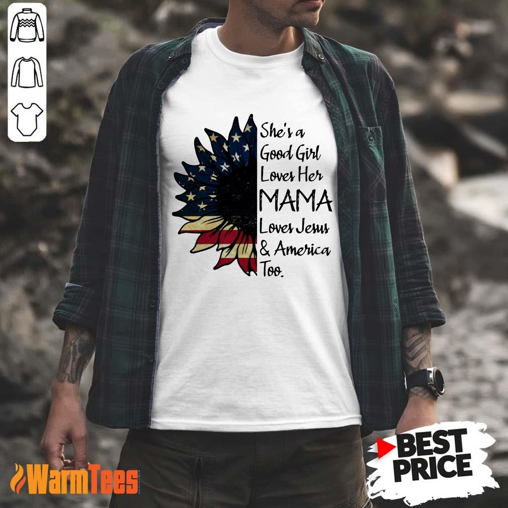 She's A Loves Her Mama Sunflower Shirt