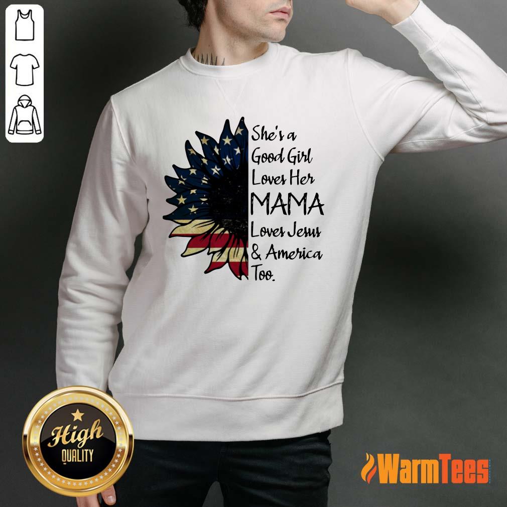 She's A Loves Her Mama Sunflower Shirt