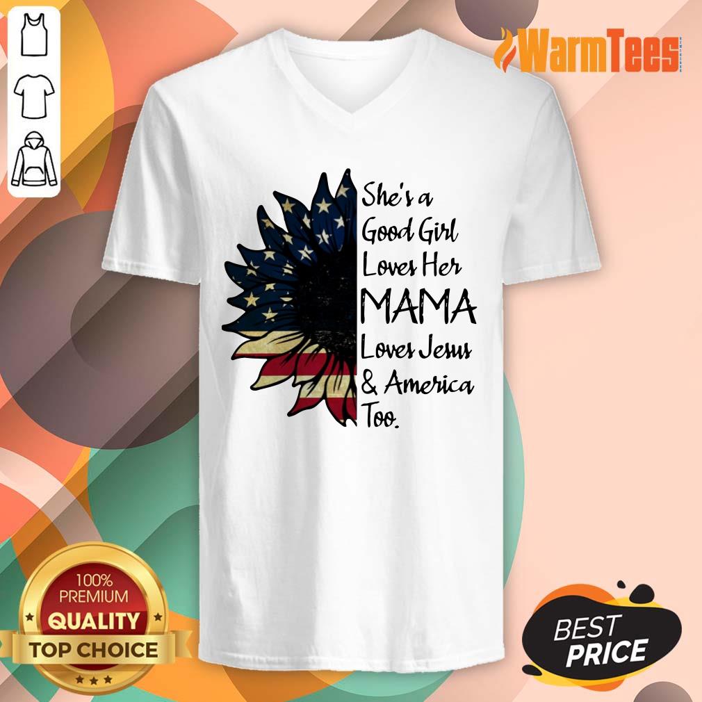 She's A Loves Her Mama Sunflower Shirt