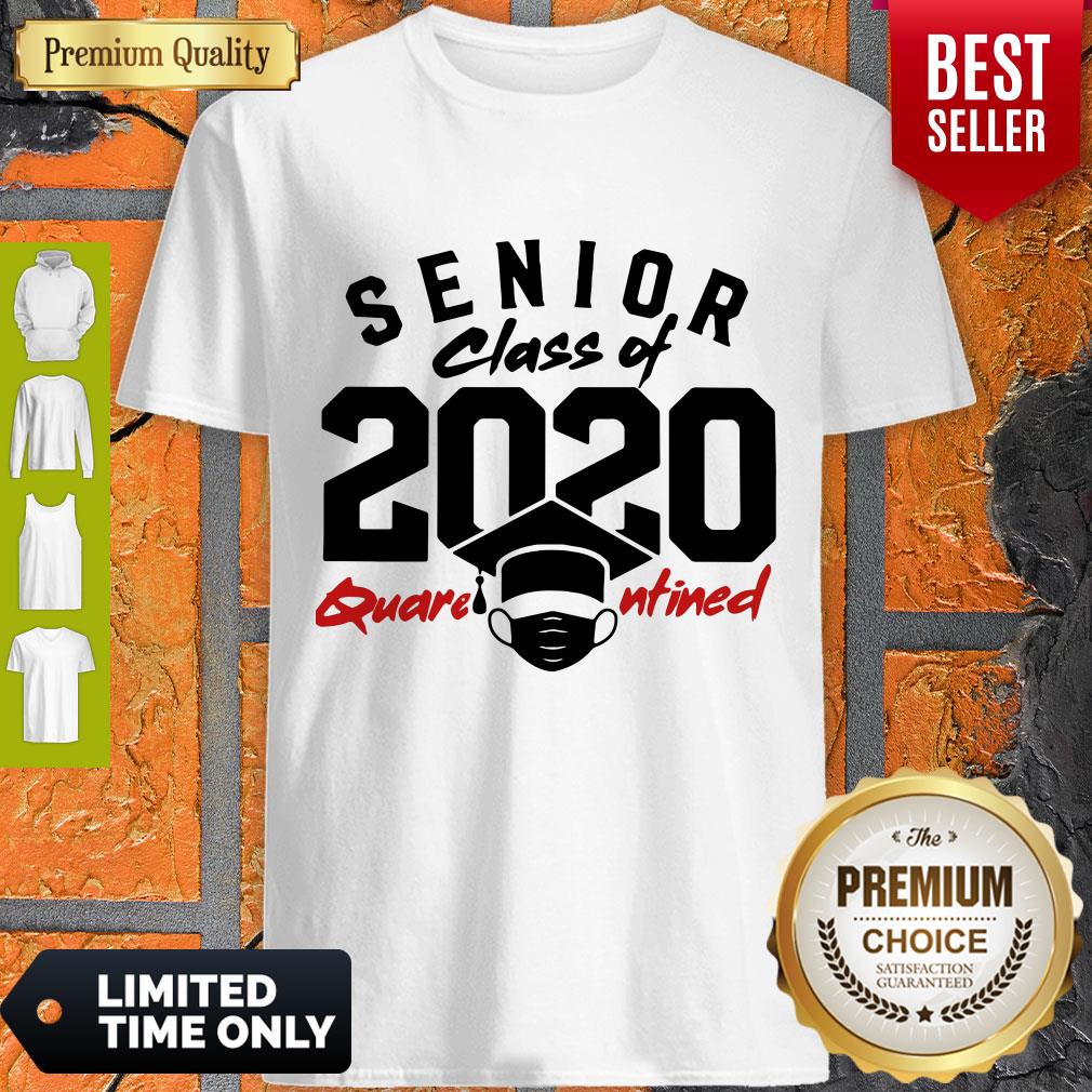 Funny Senior Class Of 2020 Mask Quarantined Shirt