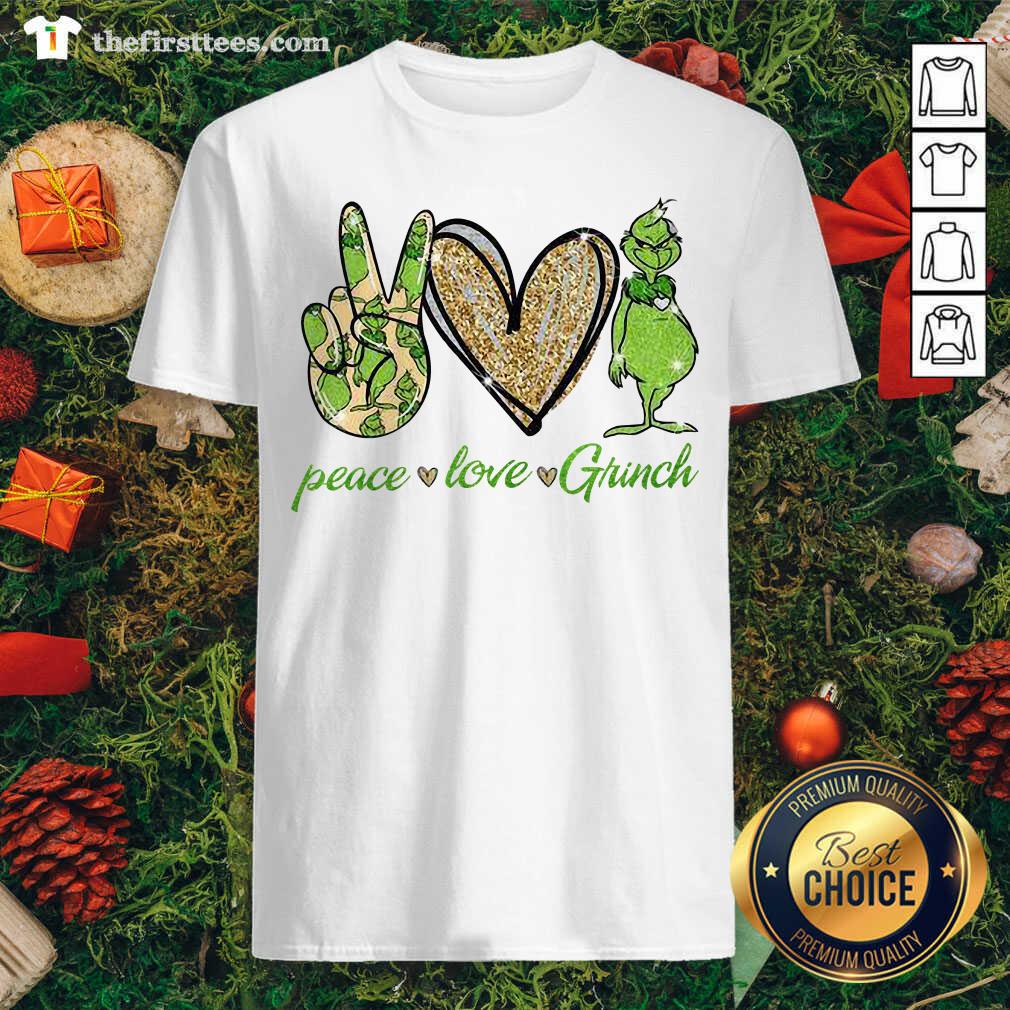Original Peace Love Grinch Shirt