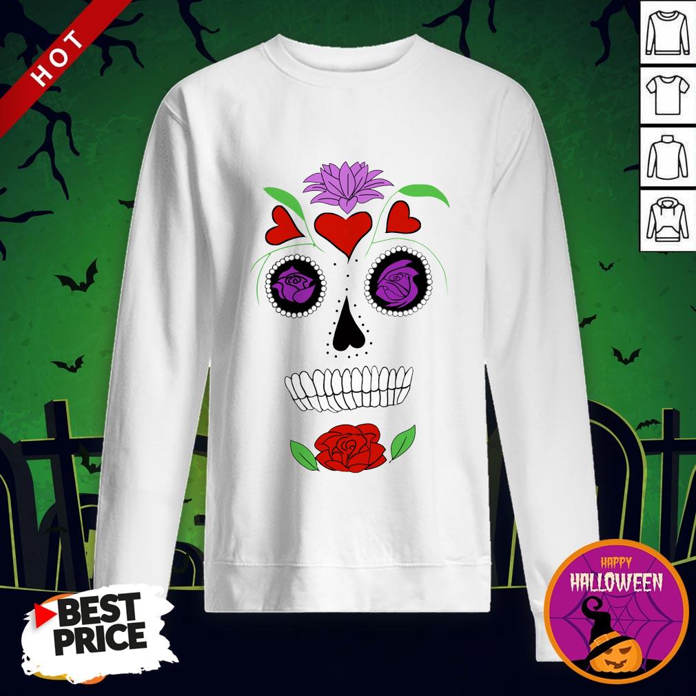 Simple Sugar Skull Day Dead Dia De Los Muertos Shirt