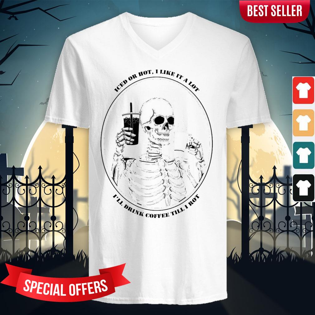 Skeleton Drinking Coffee Day Of The Dead Dia De Muertos Shirt