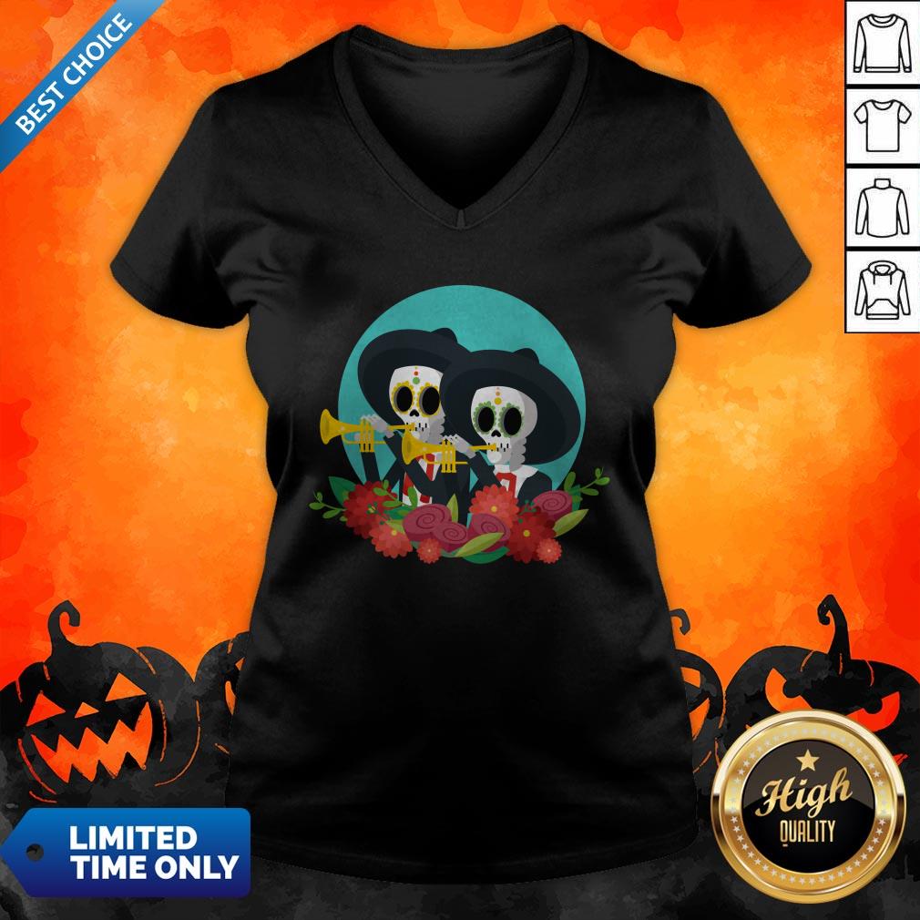 Skeletons Happy Day Of Dead Muertos Shirt