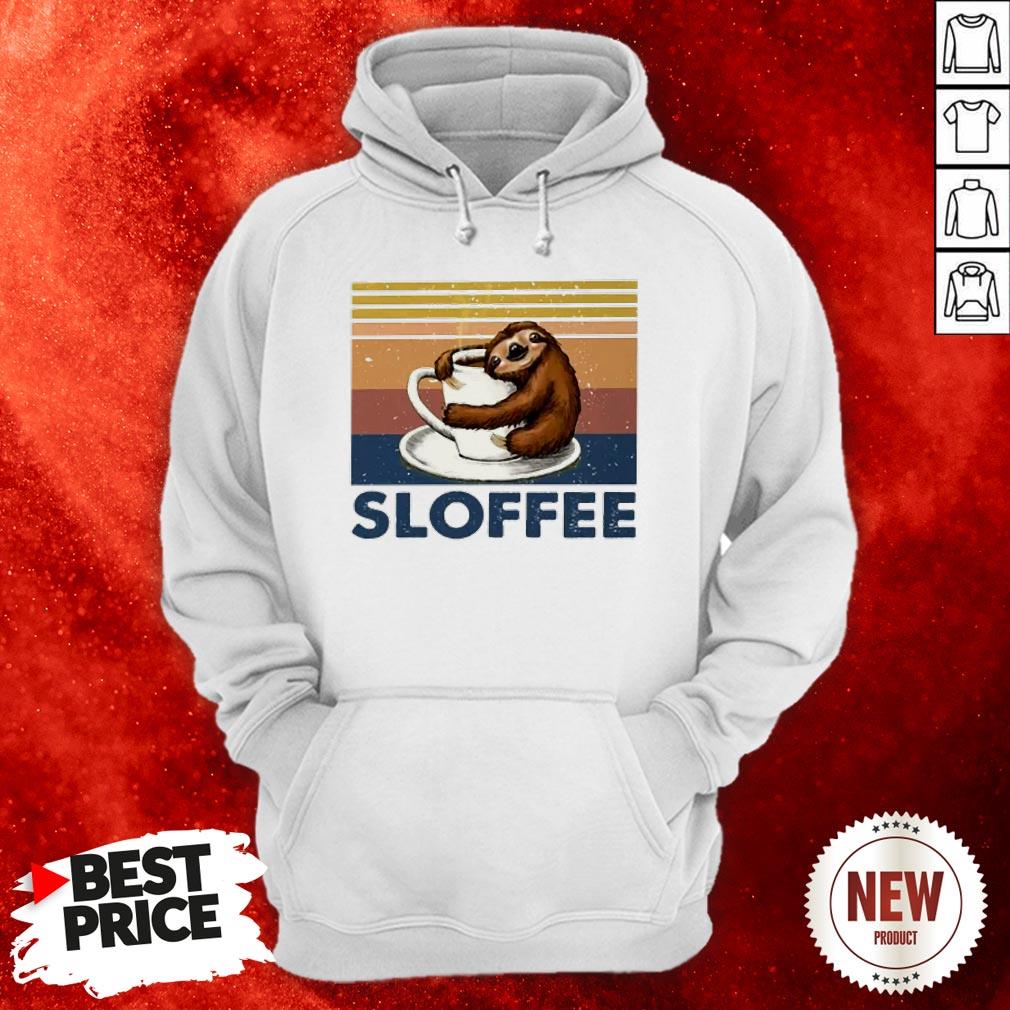 Sloth Hug Coffee Sloffee Vintage Shirt