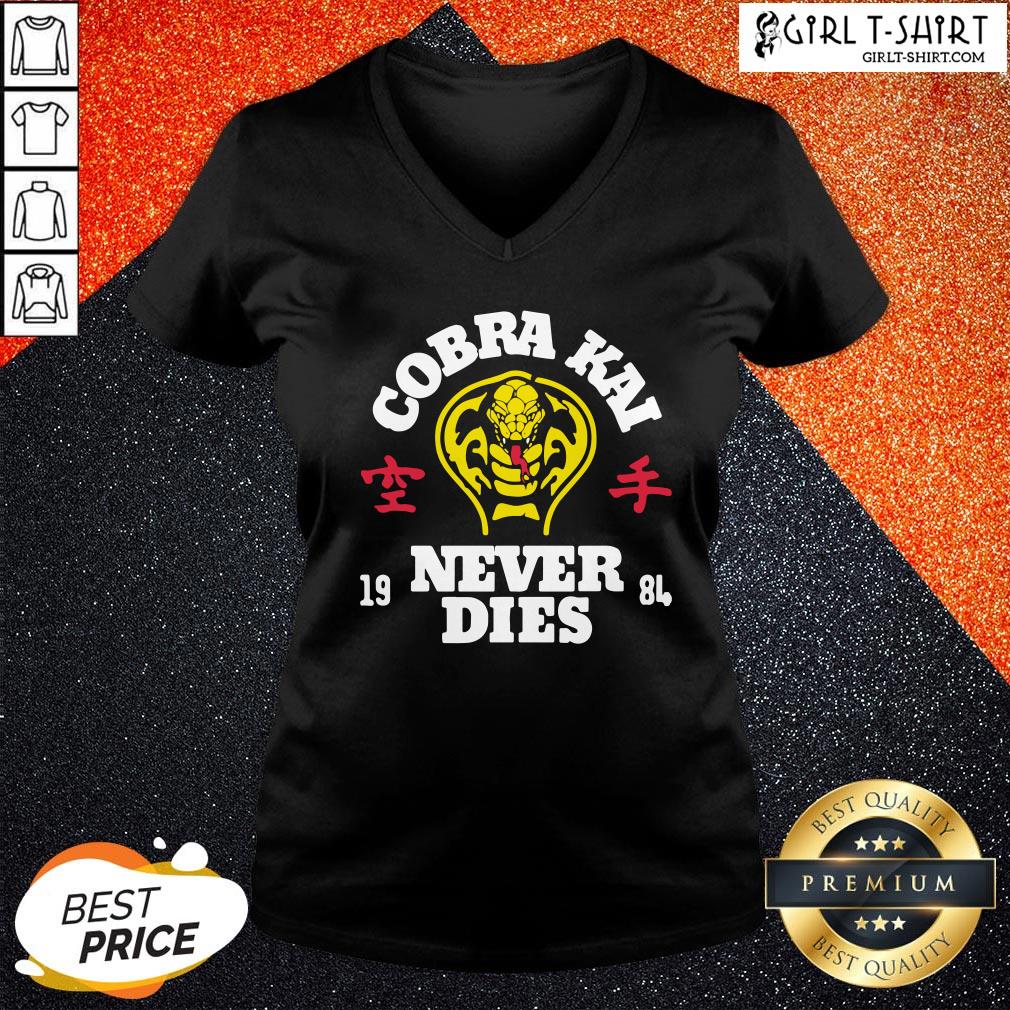 Smile Cobra Kai Never Dies T-Shirt