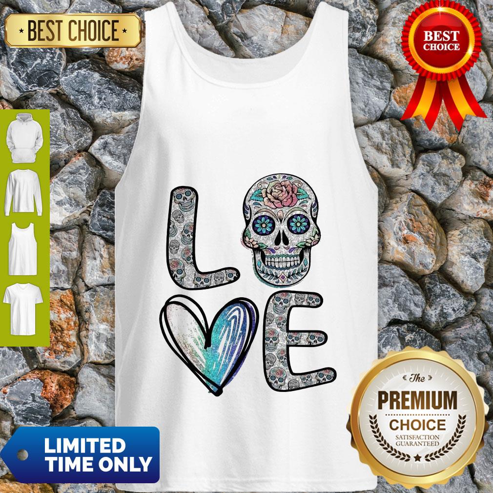 Nice Love Sugar Skull Diamonds Shirt