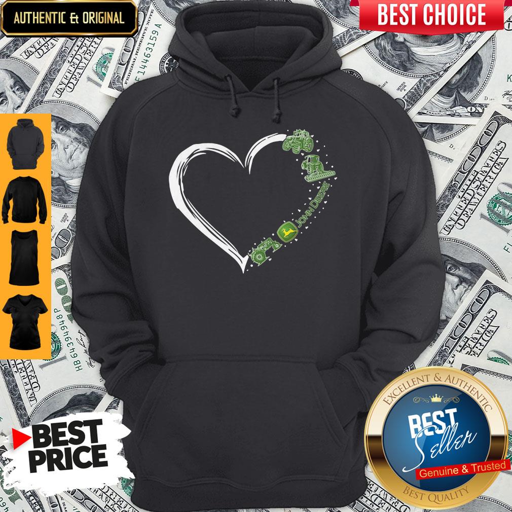 So Beautiful Love John Deere Logo Hearts Shirt