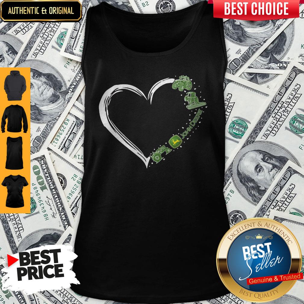 So Beautiful Love John Deere Logo Hearts Shirt