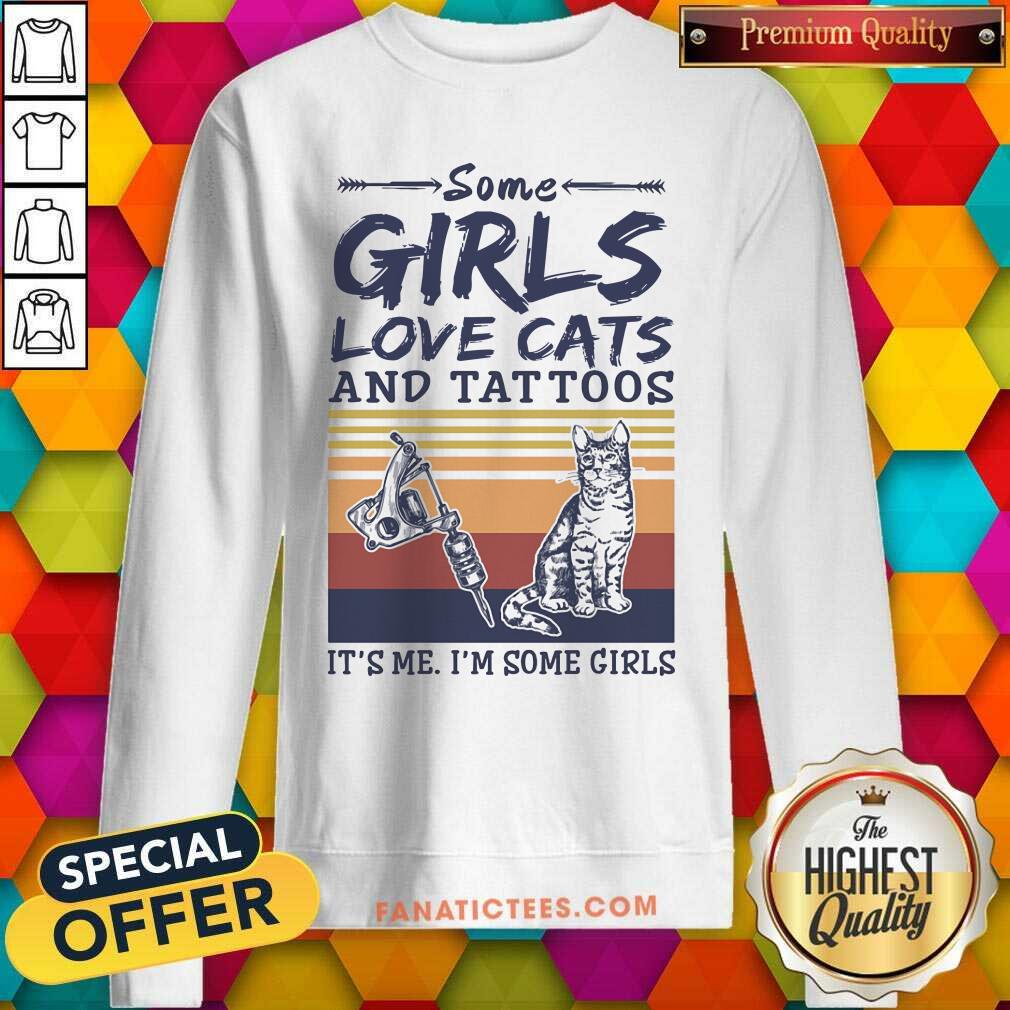 Some Girls Love Cats And Tattoos Vintage Shirt