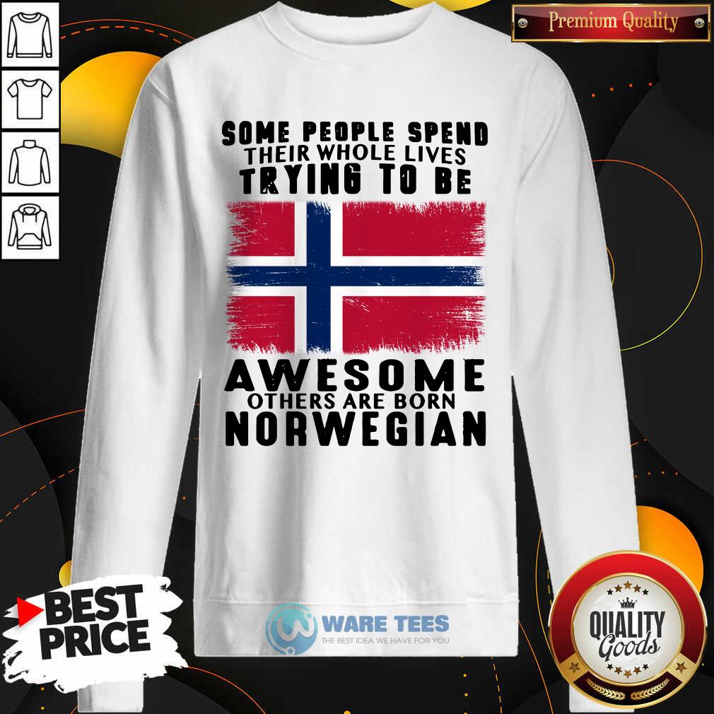 Some People Spend Trying To Be Awesome Norwegian Shirt
