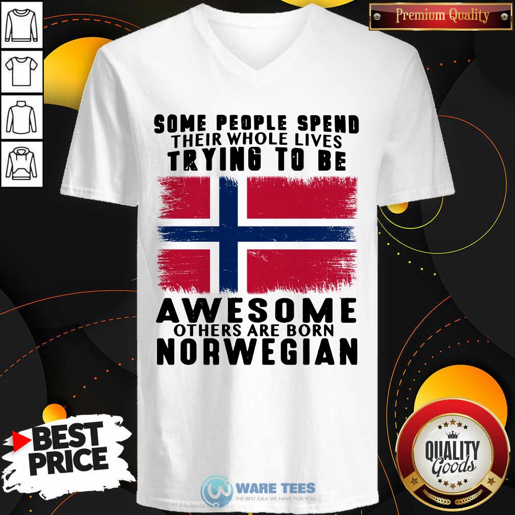 Some People Spend Trying To Be Awesome Norwegian Shirt