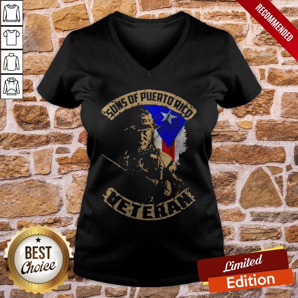 Sons Of Puerto Ricd Veteran Shirt