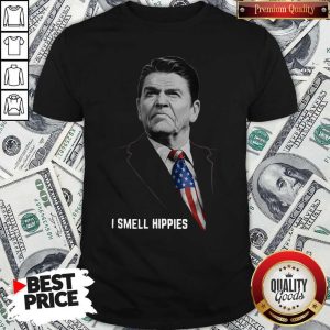Original Ronald Reagan I Smell Hippies Shirt