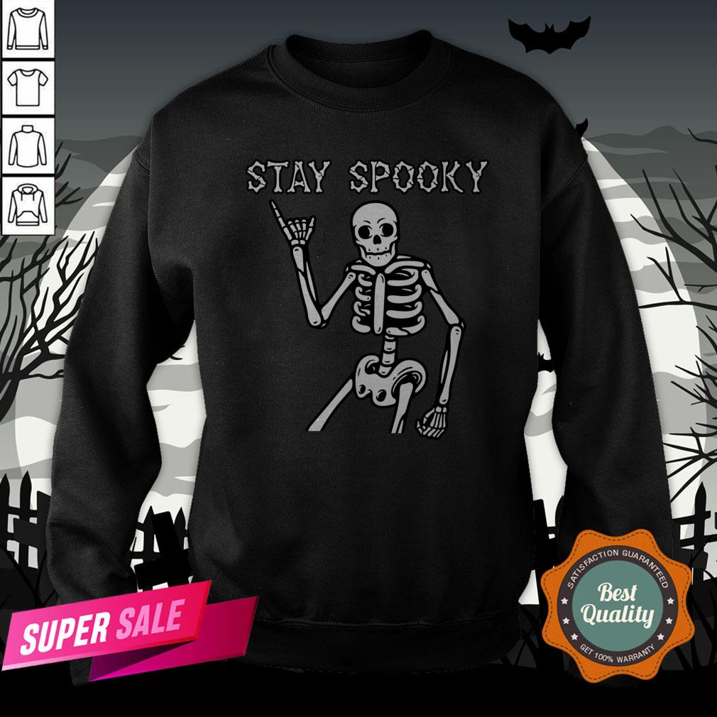 Stay Spooky Skeleton Halloween Day Shirt