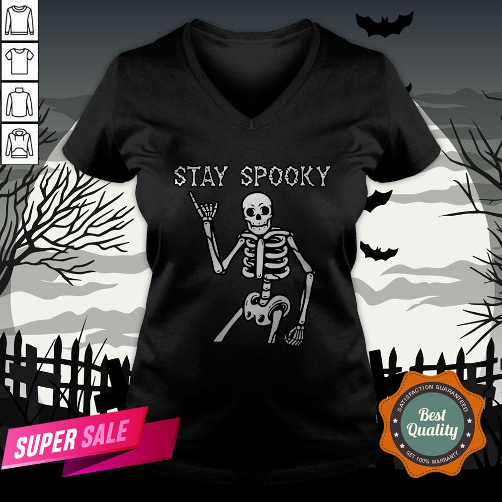 Stay Spooky Skeleton Halloween Day Shirt