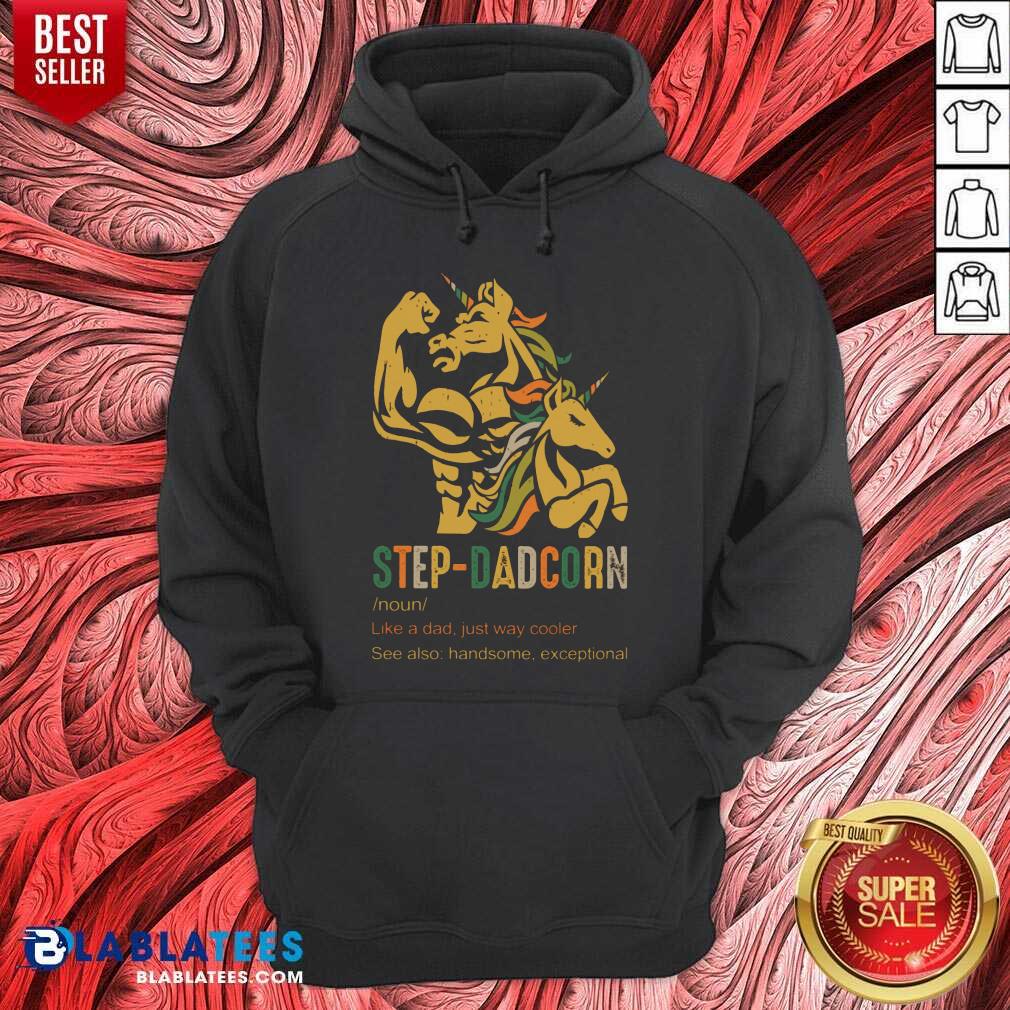 Step Dadcorn Like A Dad Just Way Cooler Shirt
