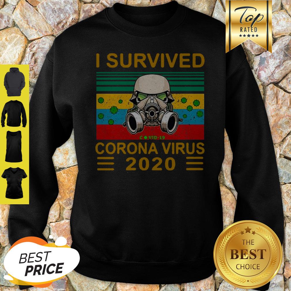 Stormtrooper I Survived Covid-19 2020 Vintage Shirt