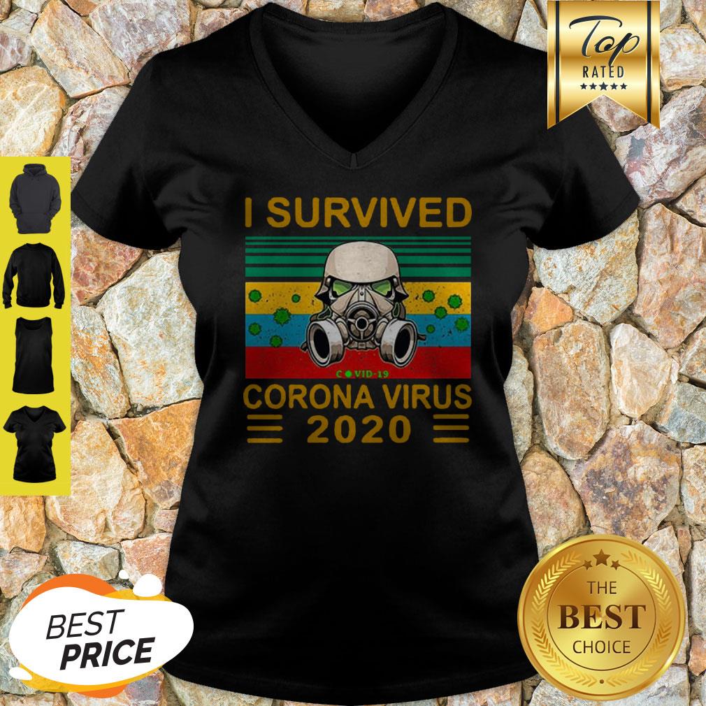 Stormtrooper I Survived Covid-19 2020 Vintage Shirt