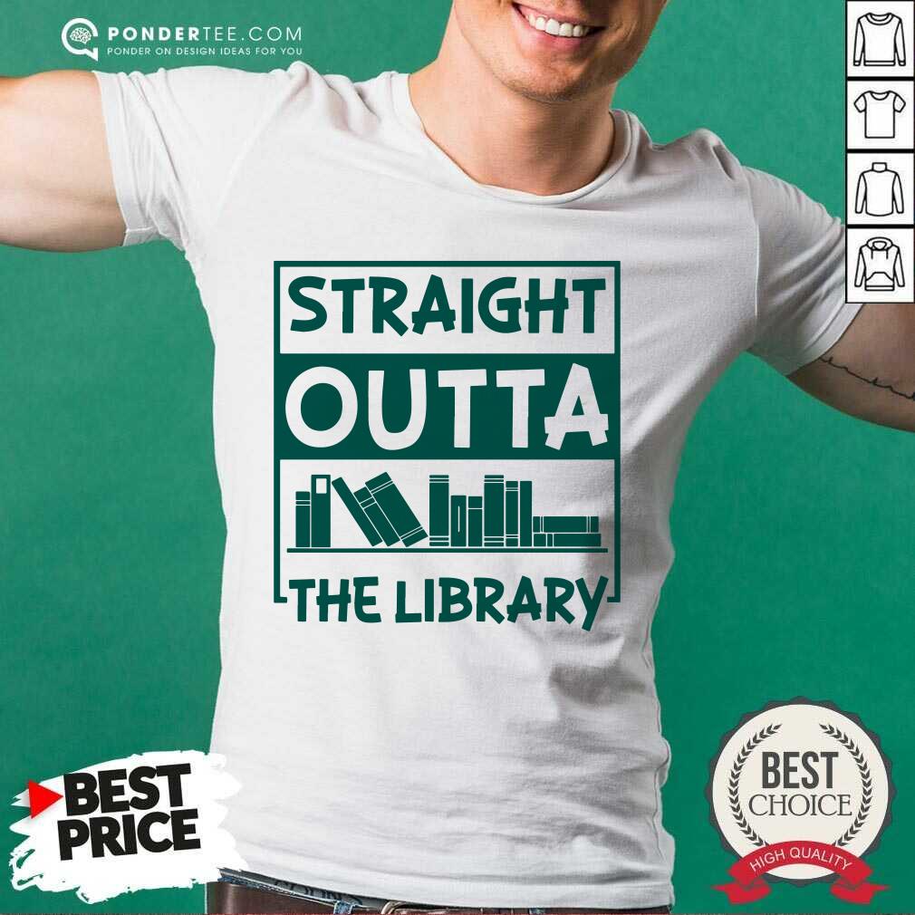 Straight Outta The Library Book Shirt