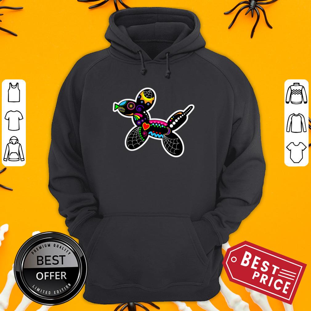 Sugar Skull Balloon Dogs Dia De Los Muertos Day Of Dead Shirt