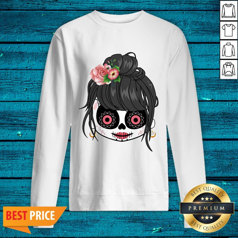 Sugar Skull Cute Girl Day Of The Dead Shirt