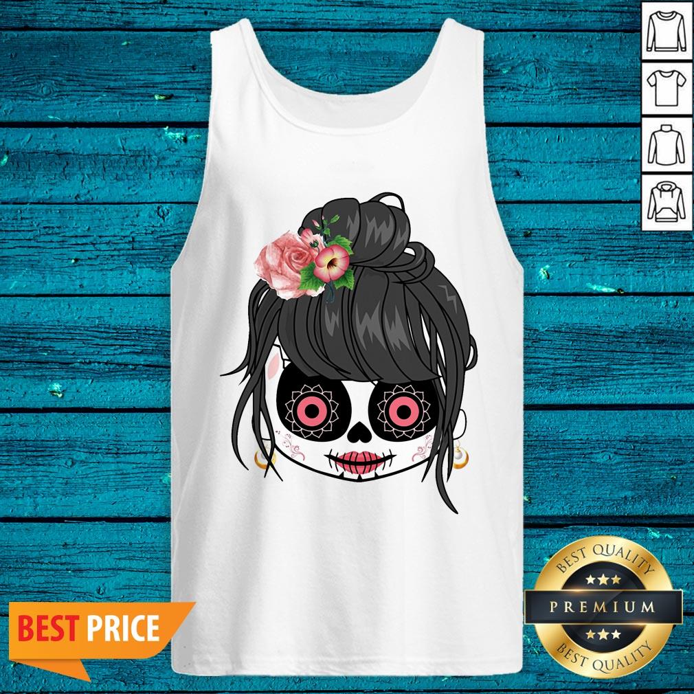 Sugar Skull Cute Girl Day Of The Dead Shirt
