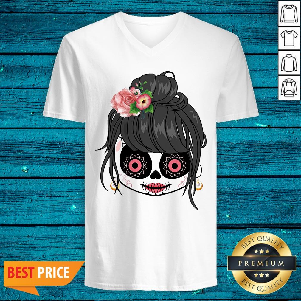Sugar Skull Cute Girl Day Of The Dead Shirt