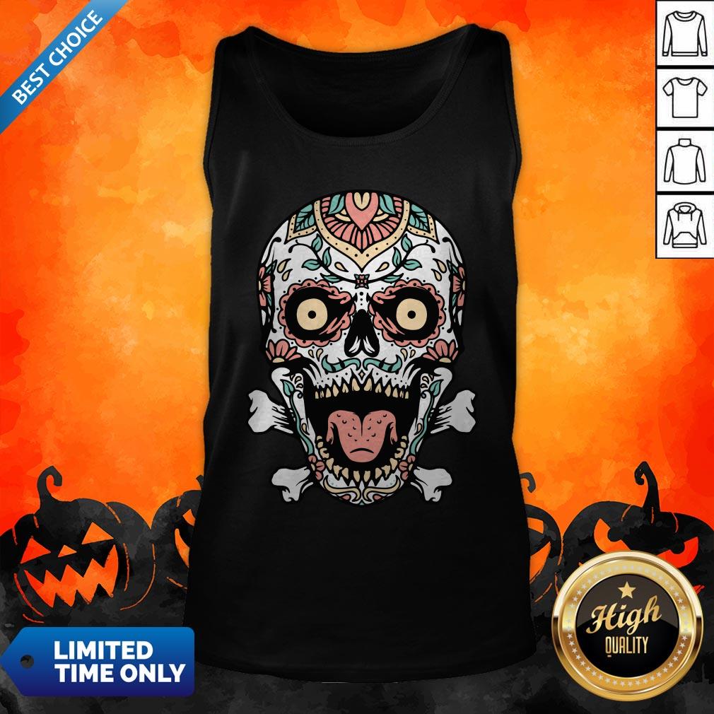 Sugar Skull Dia De Muertos Day Dead Halloween Shirt
