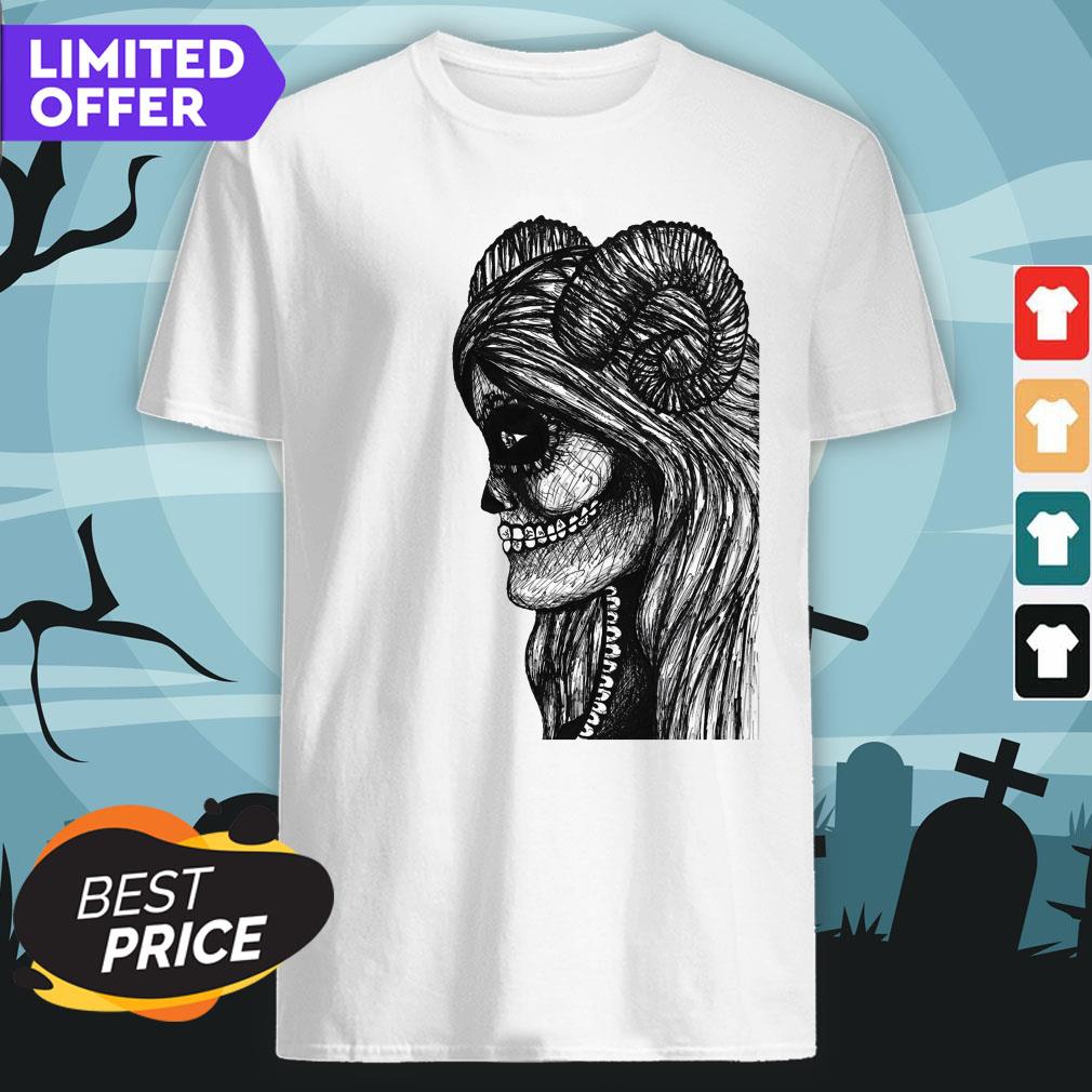 Sugar Skull Girl Day Of The Dead Dia De Los Muertos Shirt