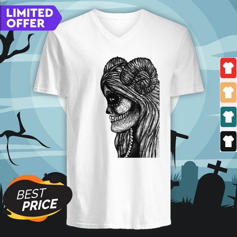 Sugar Skull Girl Day Of The Dead Dia De Los Muertos Shirt