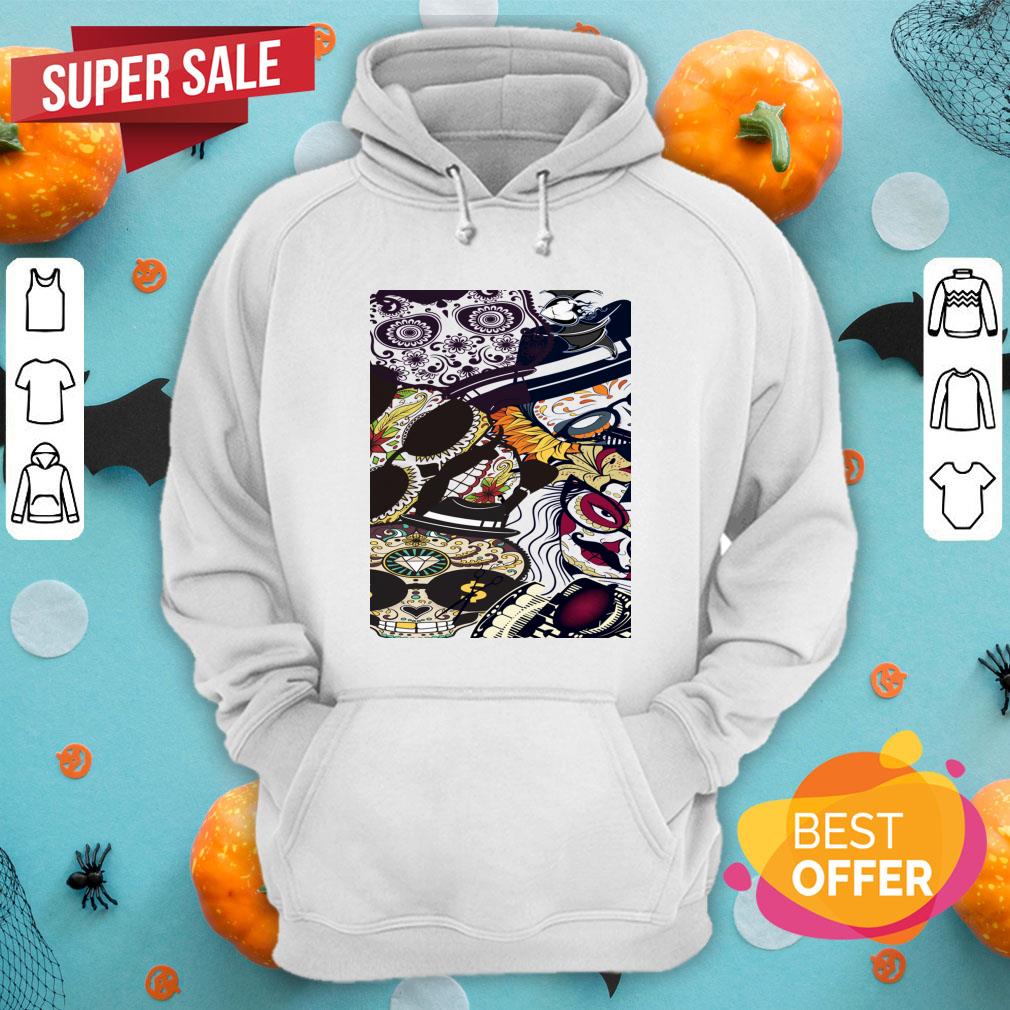Sugar Skull Hustlers Dia De Muertos Day Of Dead Shirt
