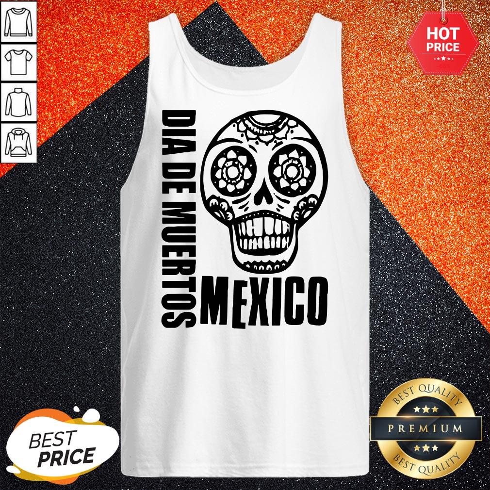 Sugar Skull In Mexican Dia De Los Muertos Day Of Dead Shirt