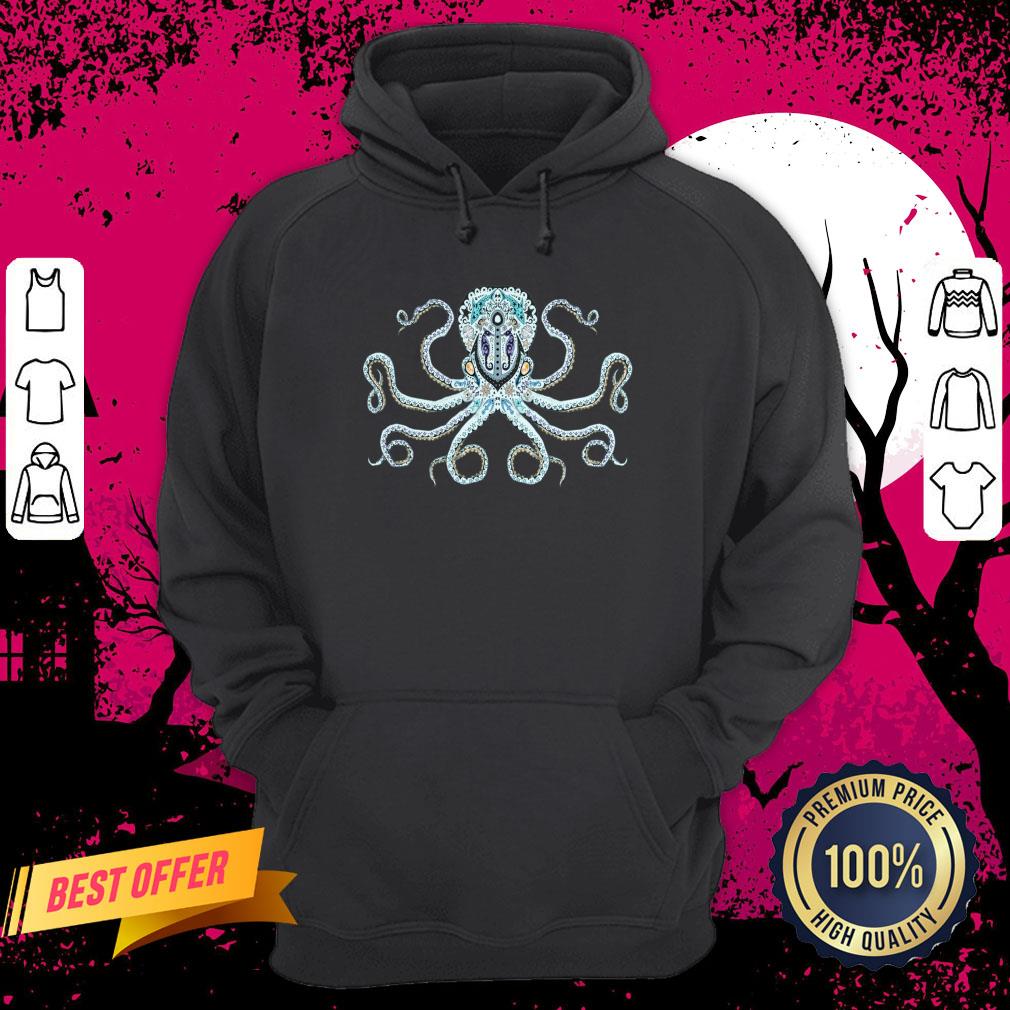 Sugar Skull Octopus Day Of Dead Dia De Muertos Shirt