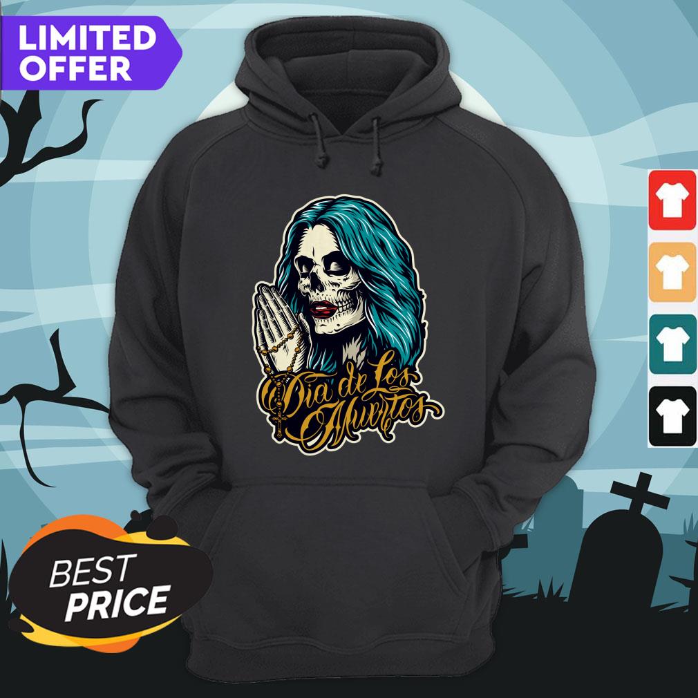 Sugar Skull Woman Day Of The Dead Outlaw Dia De Los Muertos Shirt
