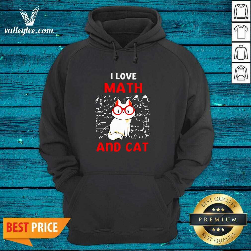 Super Nice I Love Math And Cat Shirt