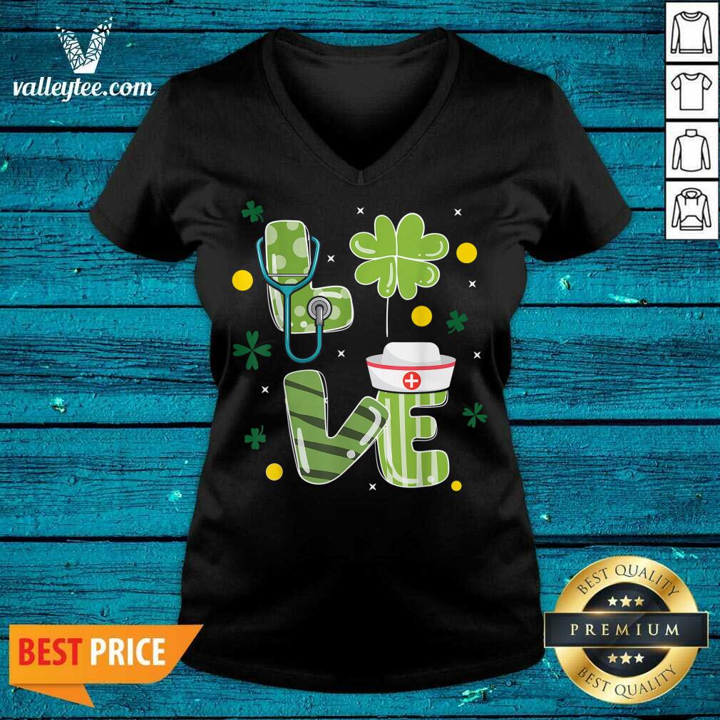 Super Nice Nurse Love St Patrick's Day Shirt