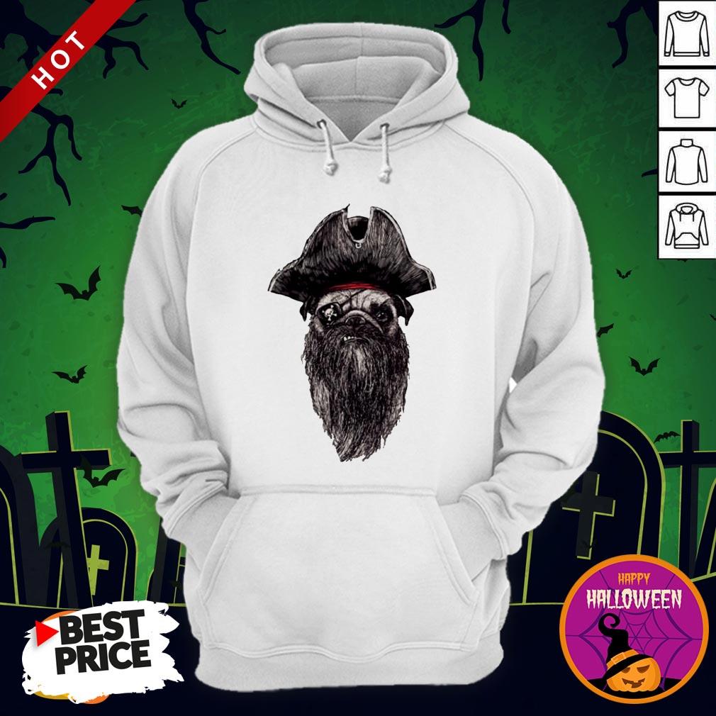 Super Pirate Pug Beard Shirt